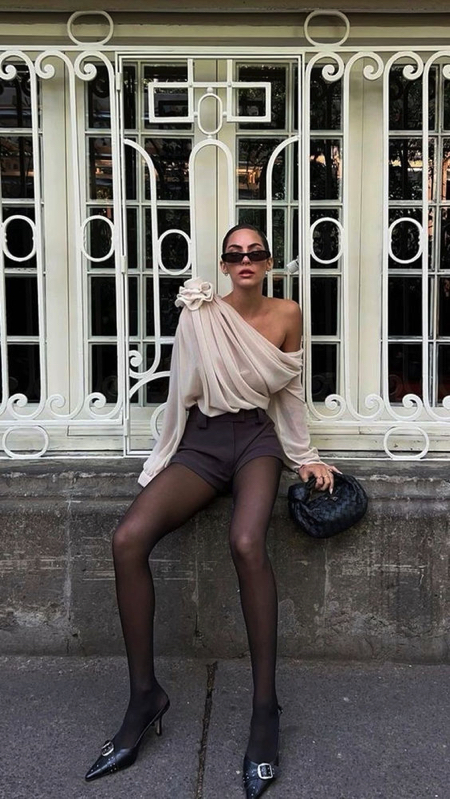 outfit look chic bon ton Madeleine H